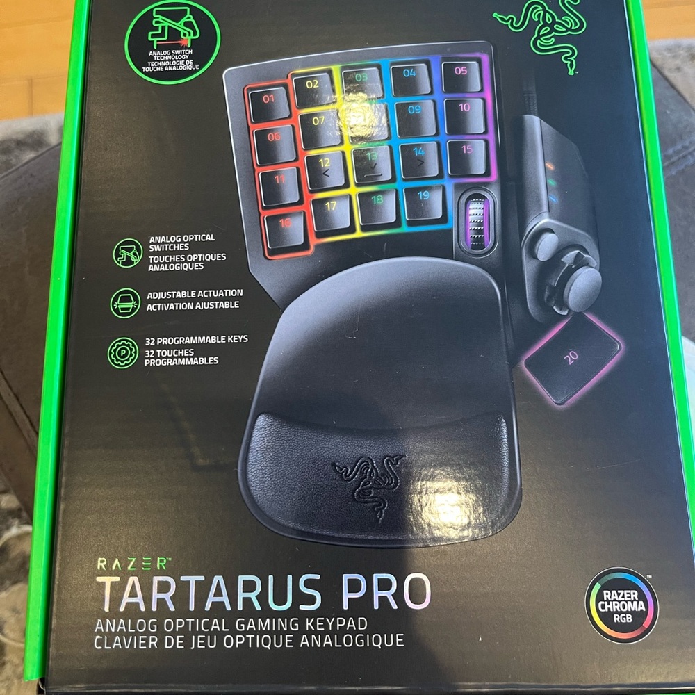 Razer Tartarus Pro - Black Analog Optical Switch Keypad